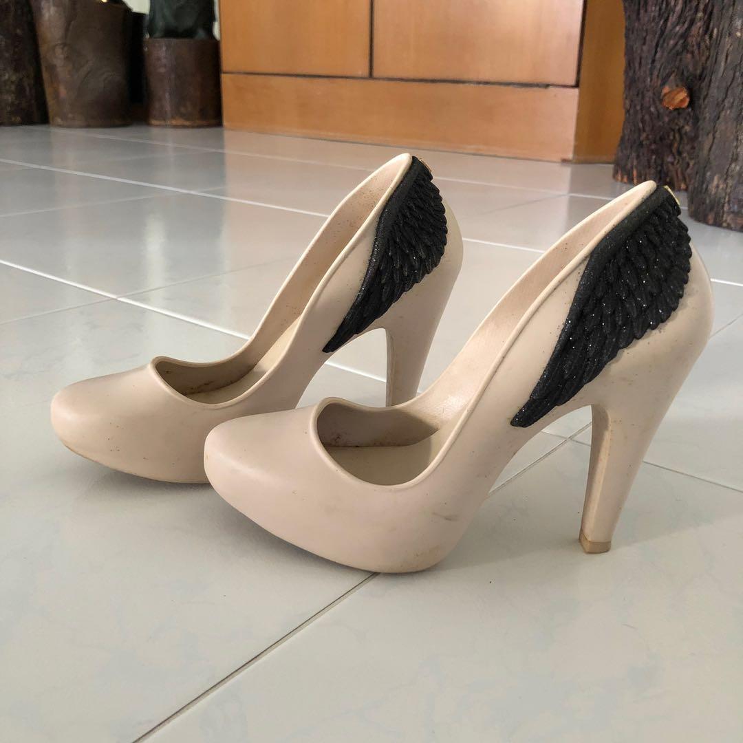 Leather heels Sophia Webster White size 38 EU in Leather - 40350017
