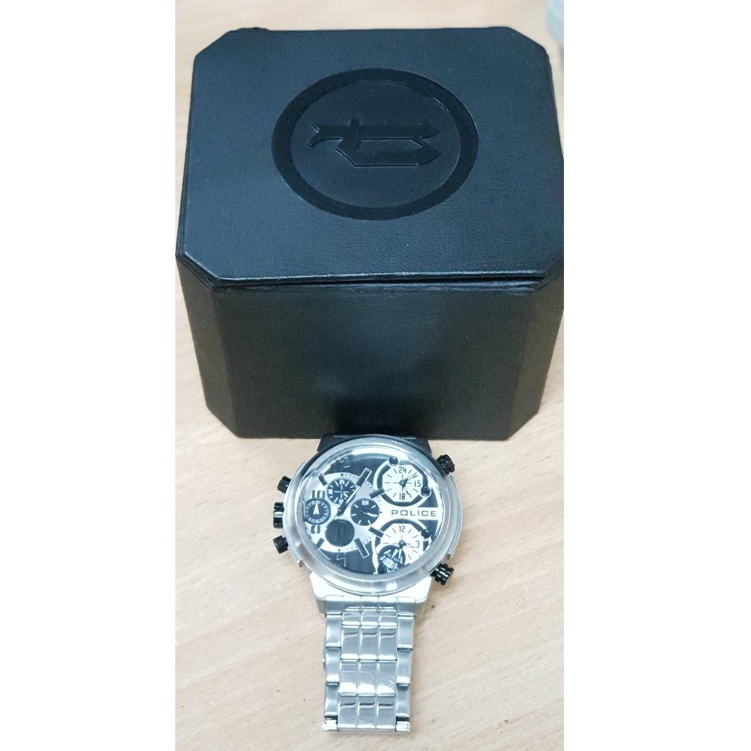 Mens Police Python Chronograph Watch Stainless steel Mobile
