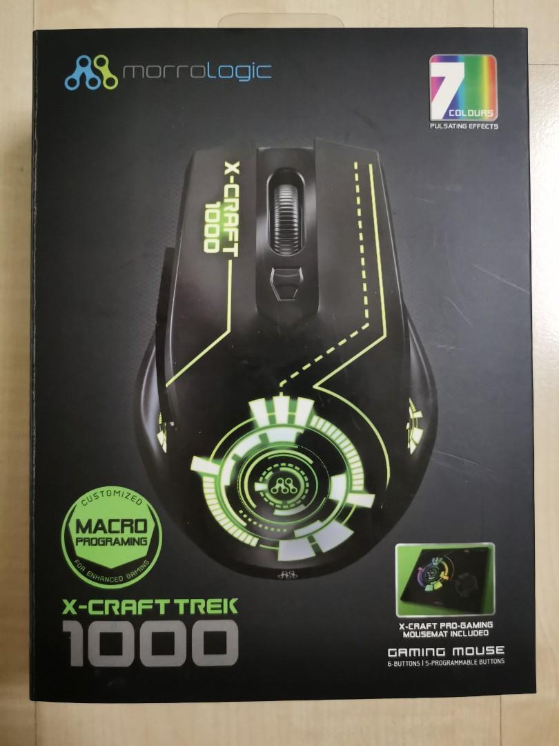 MorroLogic XCraft Trek 1000 Gaming Mouse, Computers & Tech, Parts