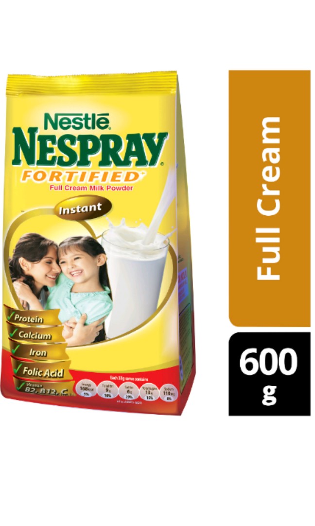 Nespray Fortified Full Cream Milk Powder Babies Kids Nursing Feeding Breastfeeding Bottle Feeding On Carousell