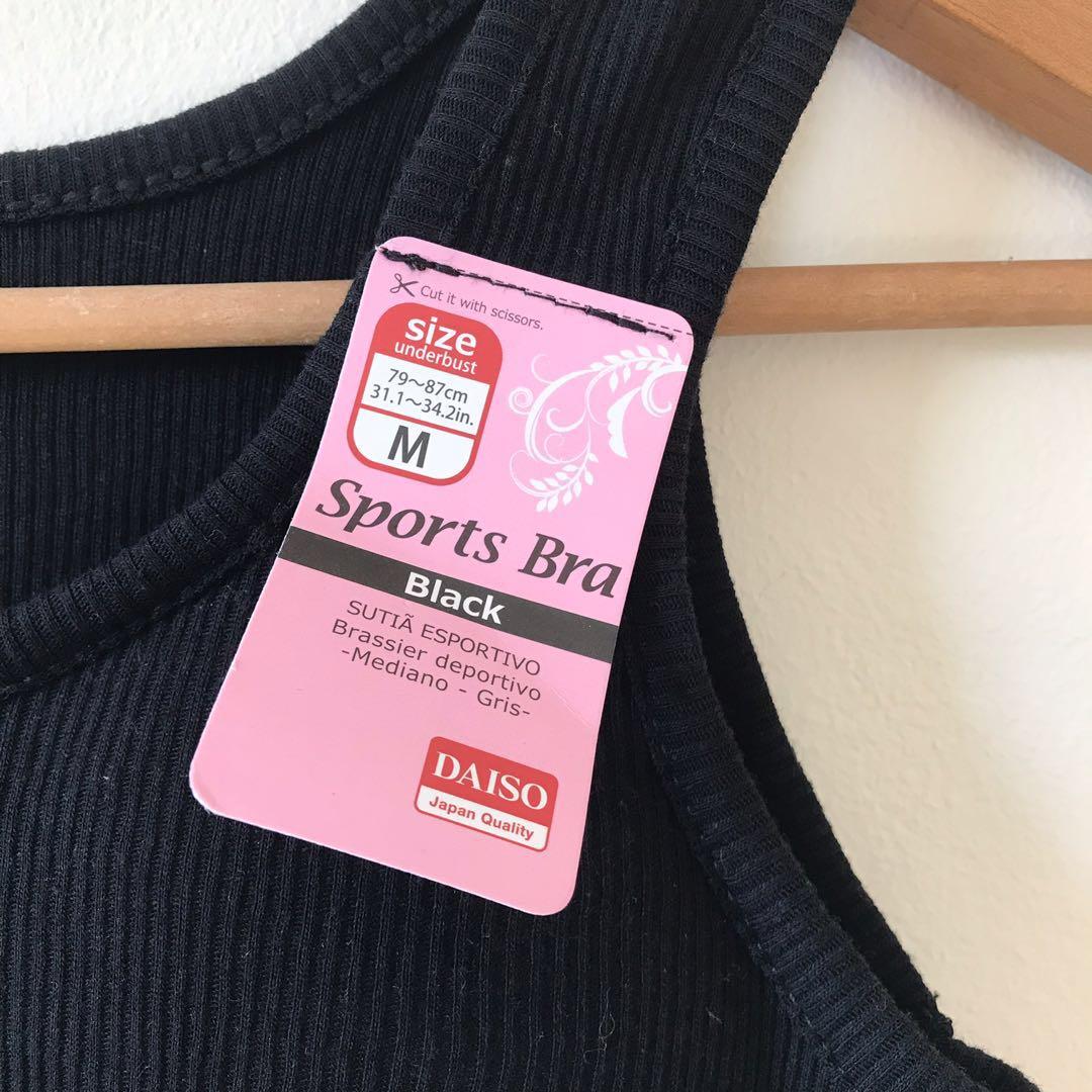 New FREE NBW Daiso Sports Bra / Crop top, Women's Fashion, Tops