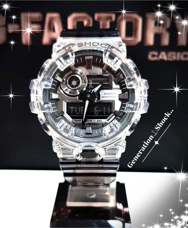 New Gshock Skeleton Diver Unisex Sports Watch 100 Original Authentic G Shock Ga 700sk 1adr Ga700sk 1a Ga 700 Sk 1adr Luxury Watches On Carousell