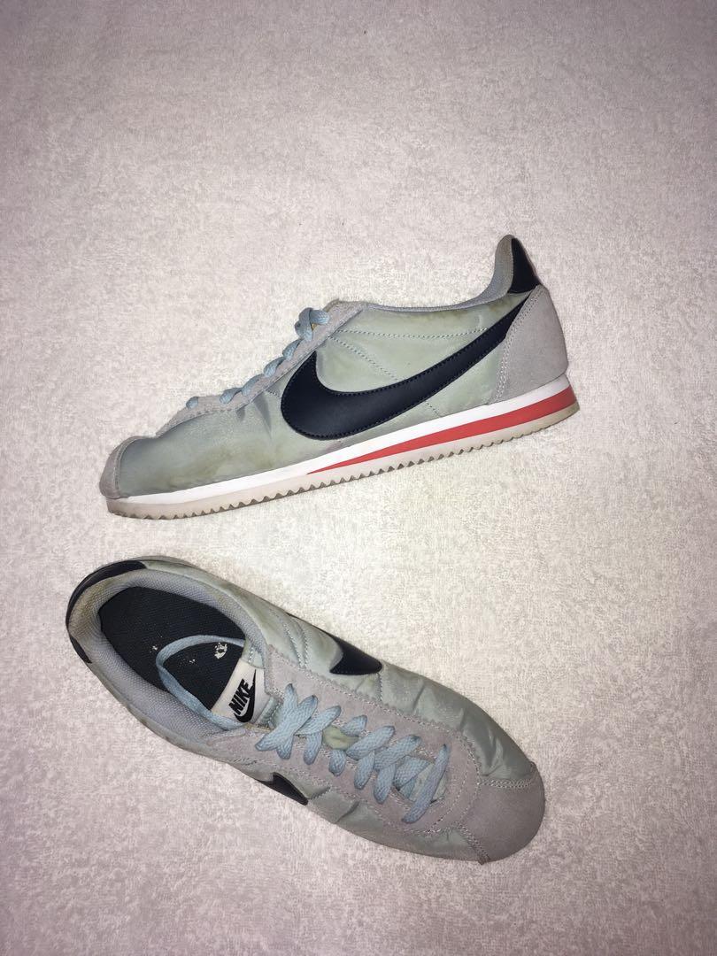 nike cortez light grey