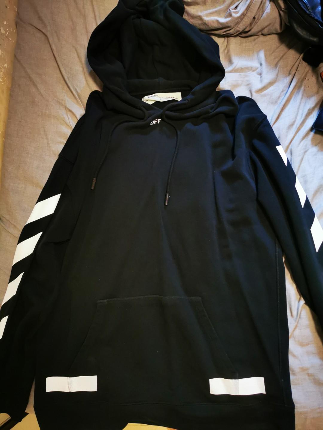 off white classic hoodie