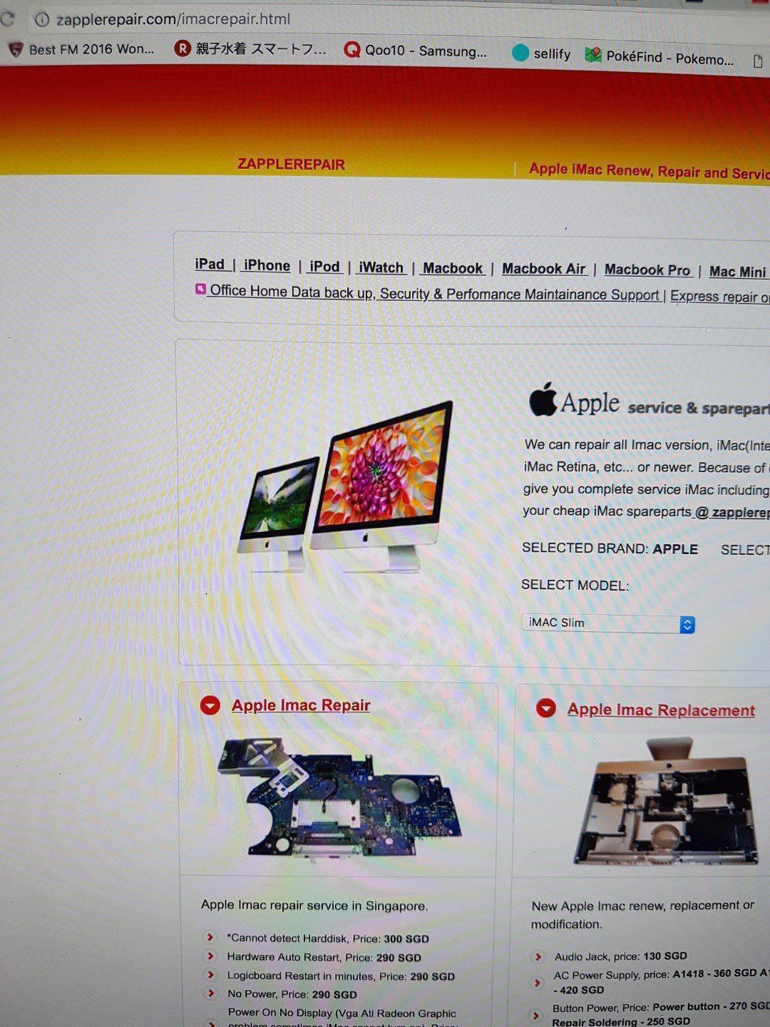 Onsite Imac Macbook Home Repair Service Lifestyle Services Electronics Gadget Repairs On Carousell