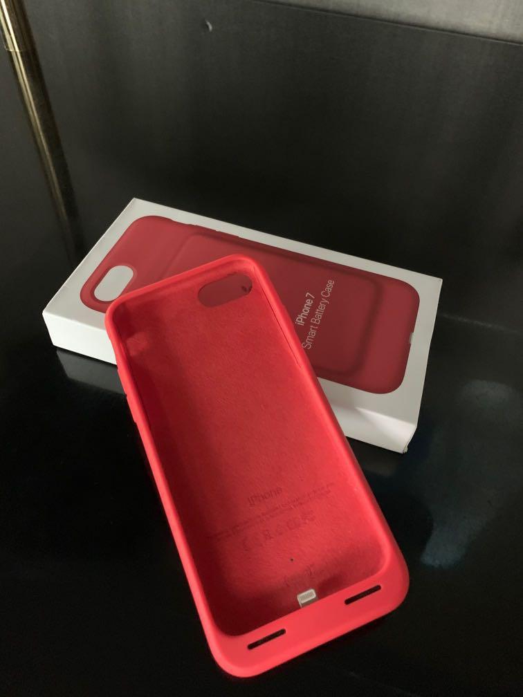Original Red Apple Iphone 7 8 Power Case Mobile Phones Tablets Mobile Tablet Accessories Power Banks Chargers On Carousell