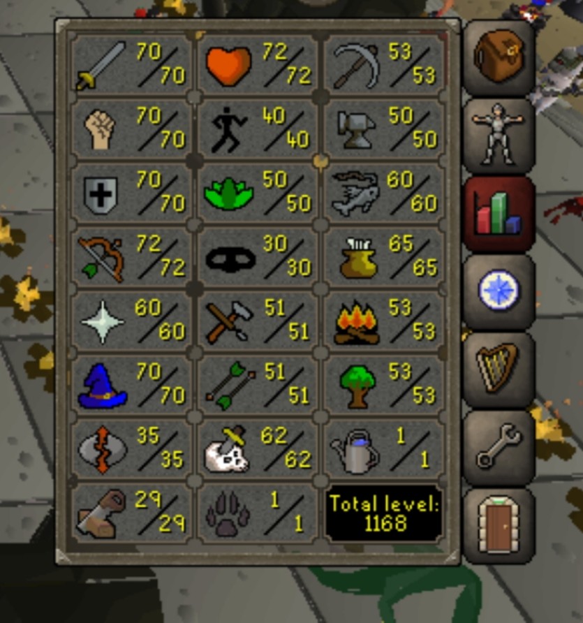 Osrs 88 cb level account for sale stat ur offer, Video Gaming, Gaming