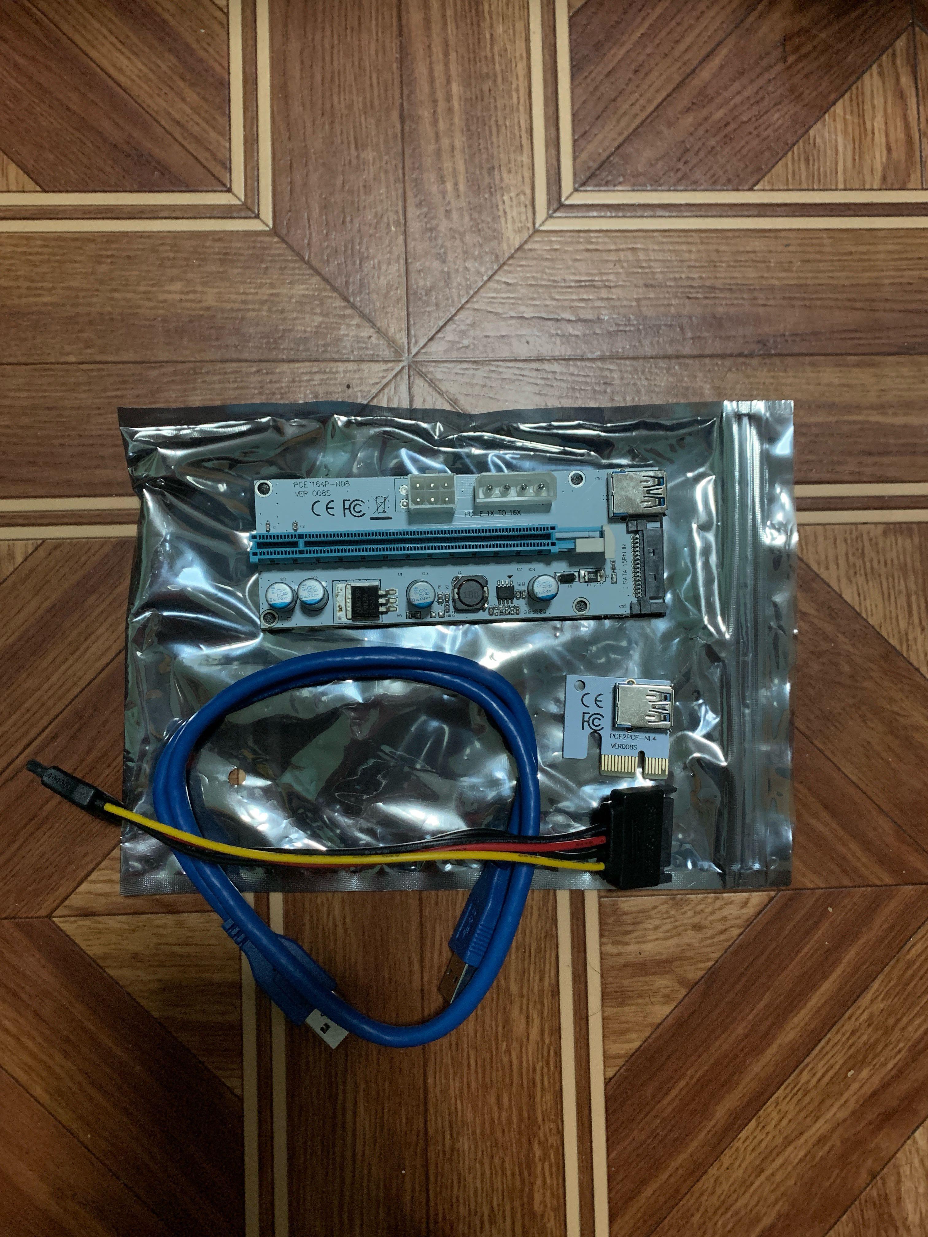 Pcie riser, Car Accessories, Electronics &amp; Lights on Carousell