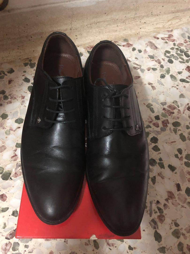 pierre cardin black formal shoes