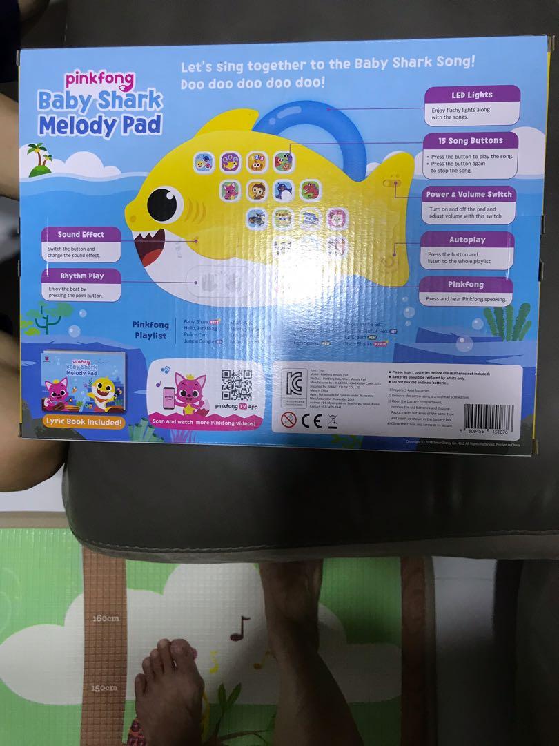 pinkfong baby shark melody pad