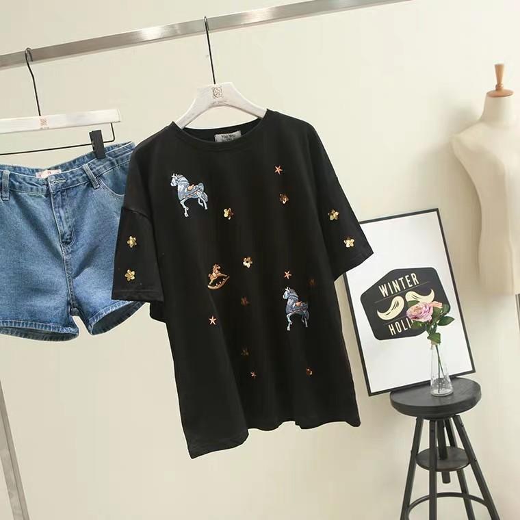 cute black tops for plus size