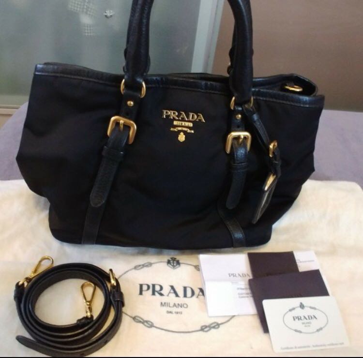 Prada BN1841 Tessuto Nylon Convertible Satchel Bag Luxury Bags Wallets on Carousell
