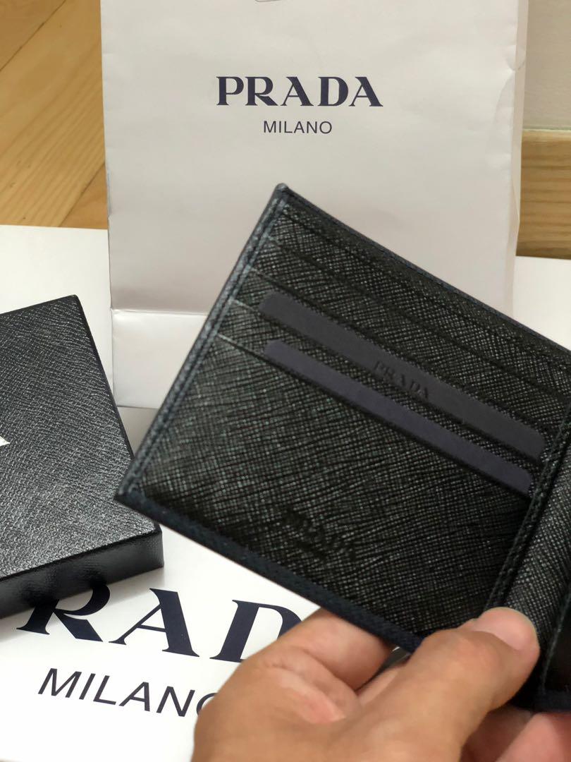 Prada Men Wallet, Men's Fashion, Watches & Accessories, Wallets & Card