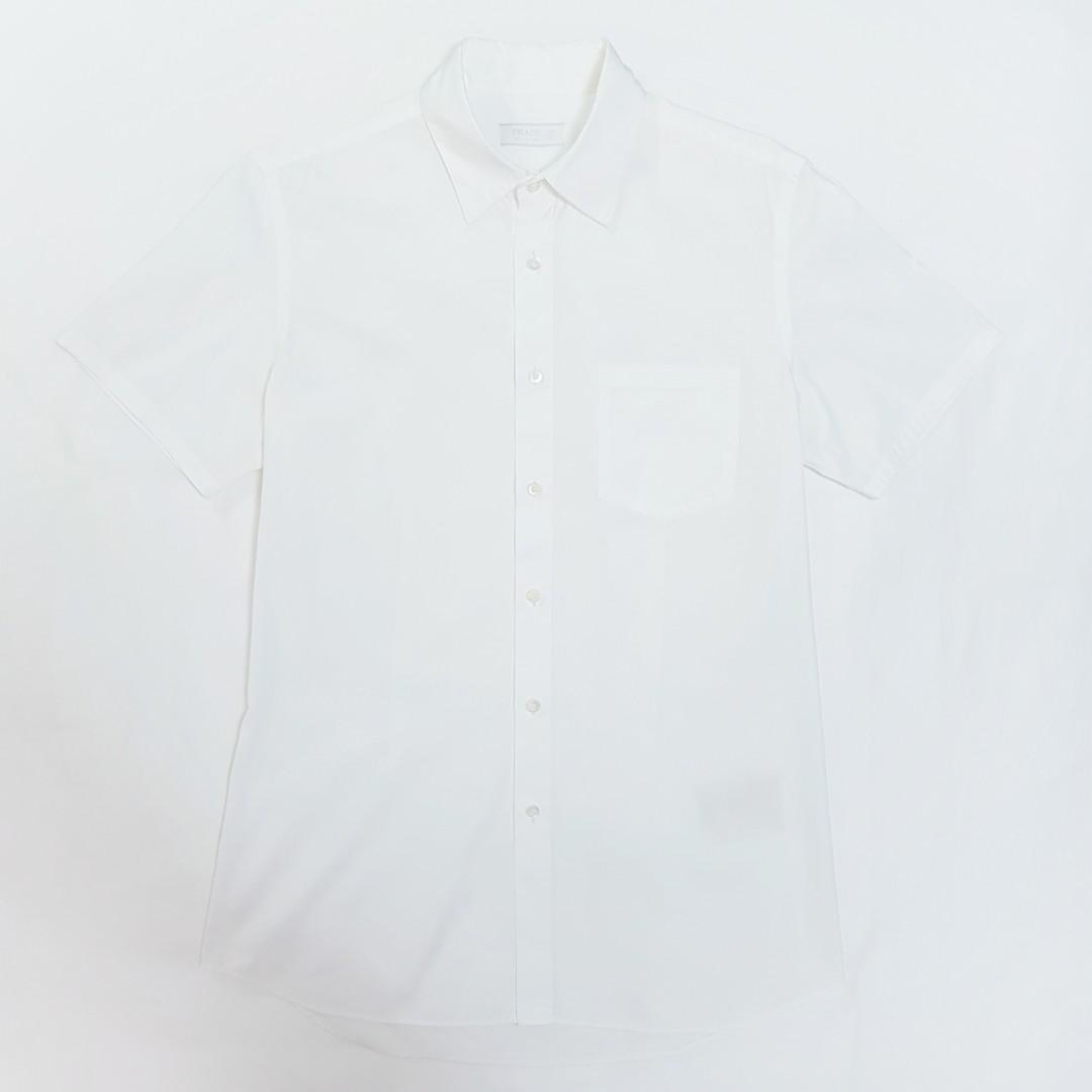 PRADA men s white shirt Men s Fashion Tops Sets Formal Shirts