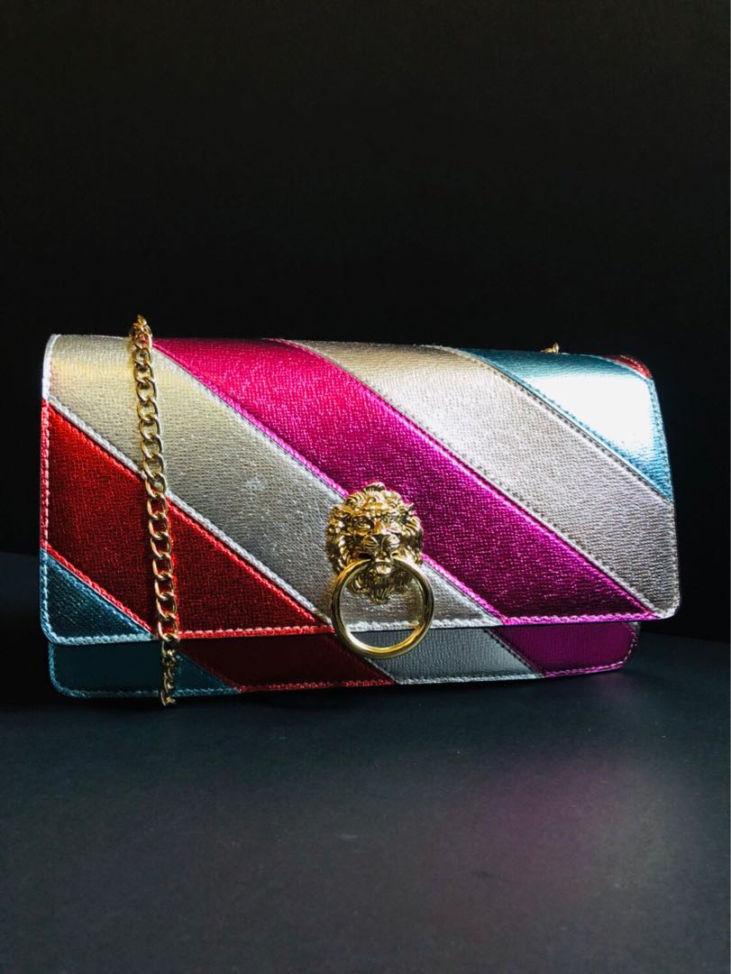Primark Rainbow Handbag dupe for THAT Kurt Geiger Rainbow Bag