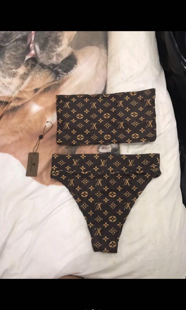 Repriced Louis Vuitton high waist high thigh bikini Women s