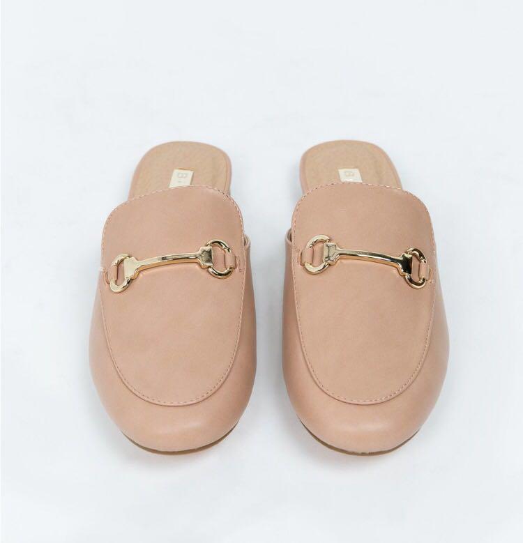 Billini Olivia Nude Slides/Loafers/Slip 