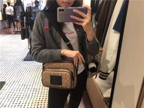 coach mens camera bag