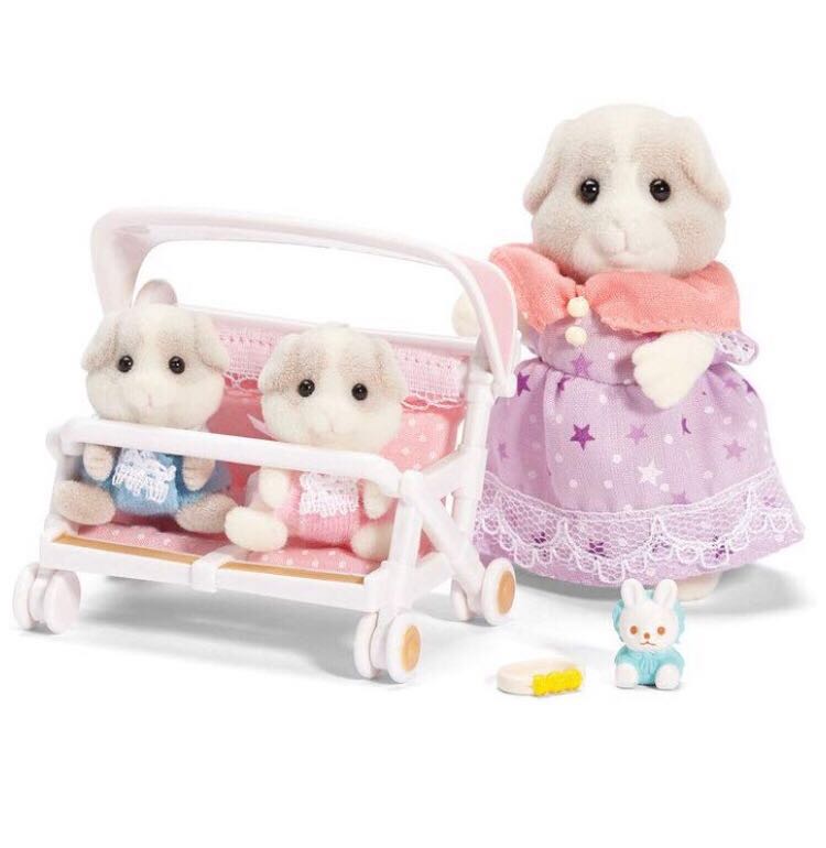 sylvanian families double buggy