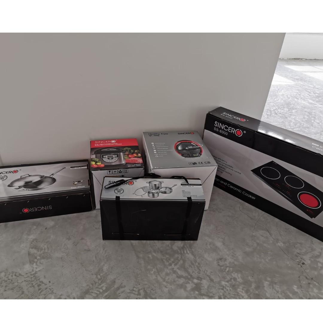 Sincero Ss 8000 Trio Electric Ceramic Induction Cooktops Nego