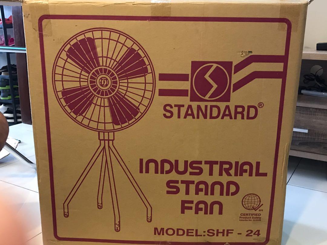 Standard Industrial Fan 24”, Furniture & Home Living, Office Furniture