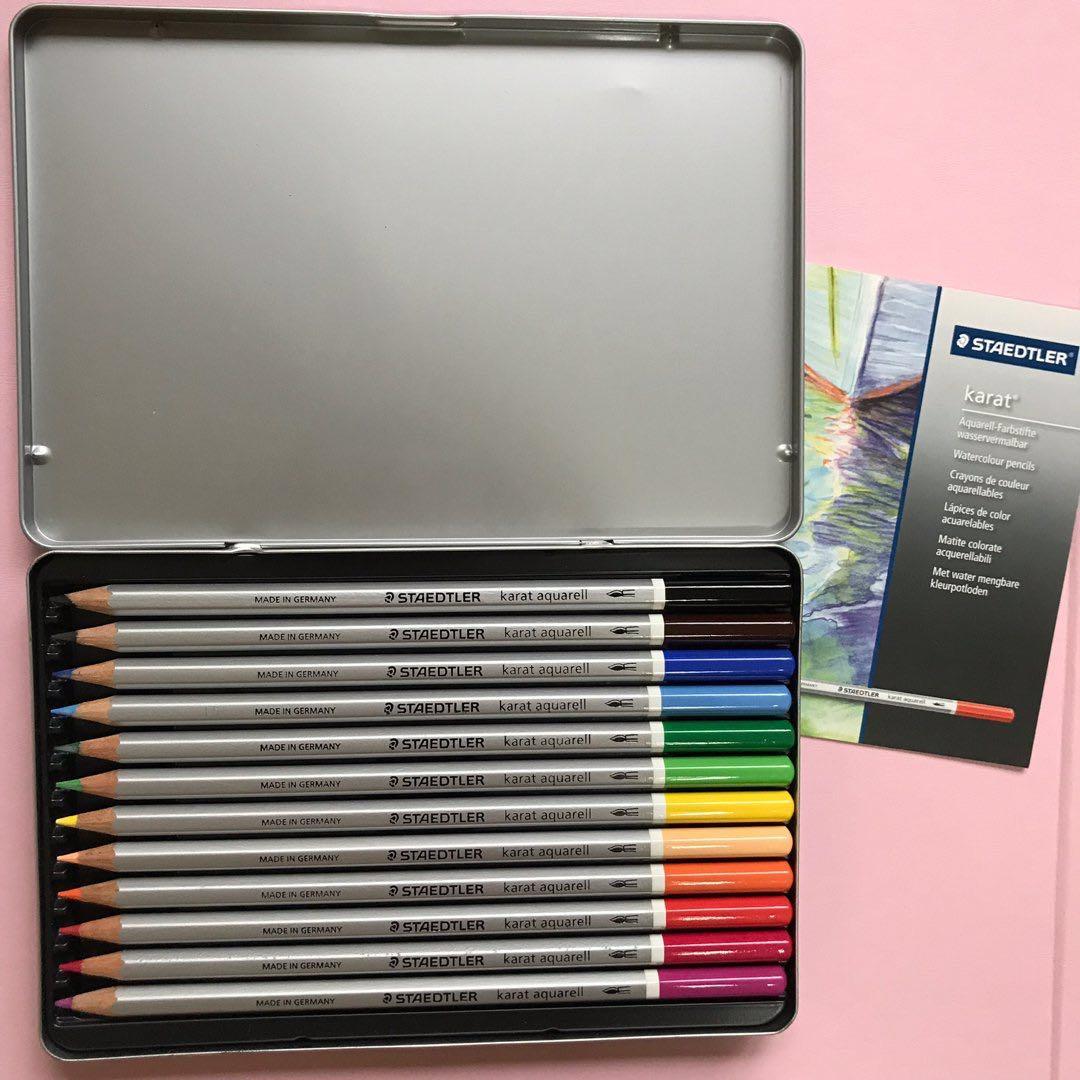 Steadtler Karat Aquarell Pencils Juneholiday30 Design Craft