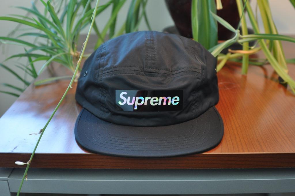 Holographic logo camp cap cheap