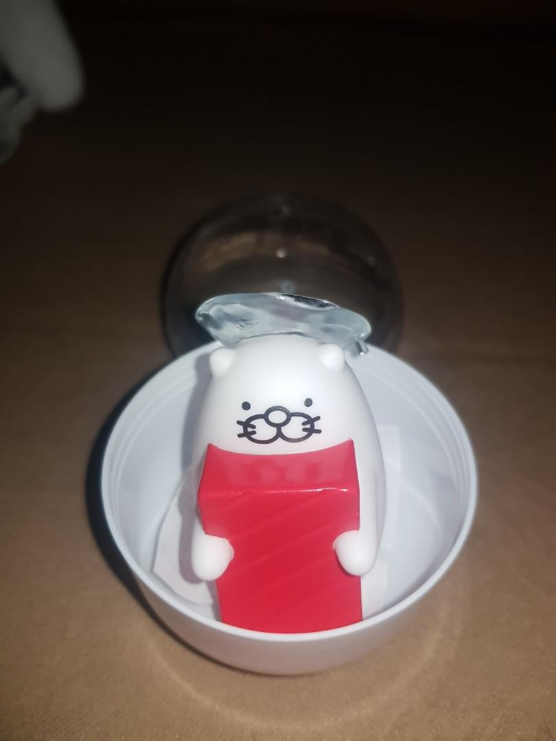 Sushi Bear (Category: Designer & Blind Box Toys) located in Singapore. Submitted by abbyz (Listing ID 233545521, Image 1). Description: Have a sucker to stick it to a smooth surface. Gotten this at a sushi place overseas. I have an extra for it. Want to sell it out.