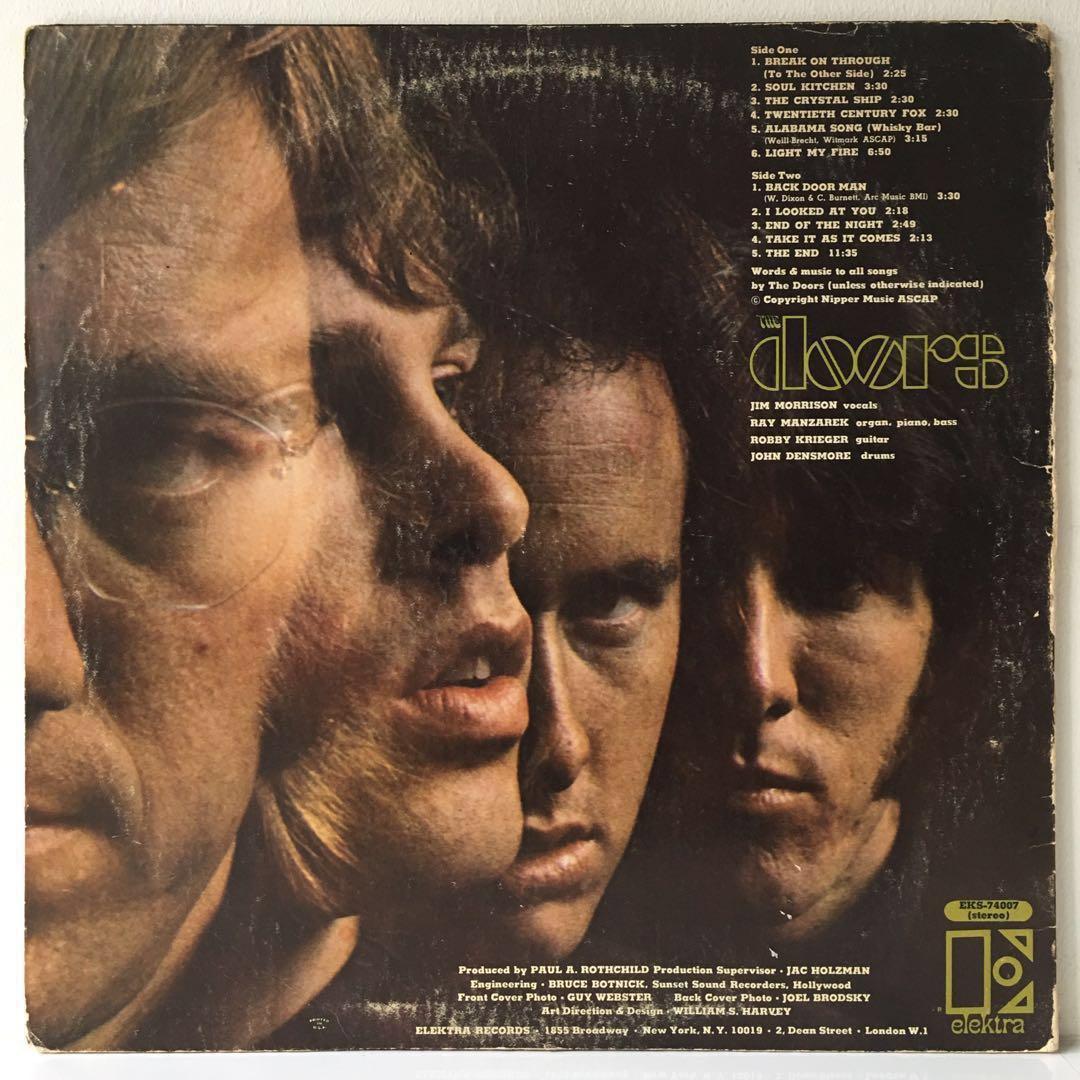 The Doors ‎– The Doors (1967 US Original - Vinyl is Good Plus ...