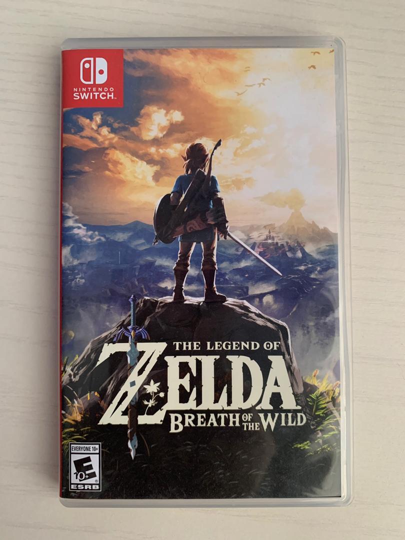 The Legend Of Zelda Breath Of The Wild Nintendo Switch Used Video Gaming Video Games On Carousell