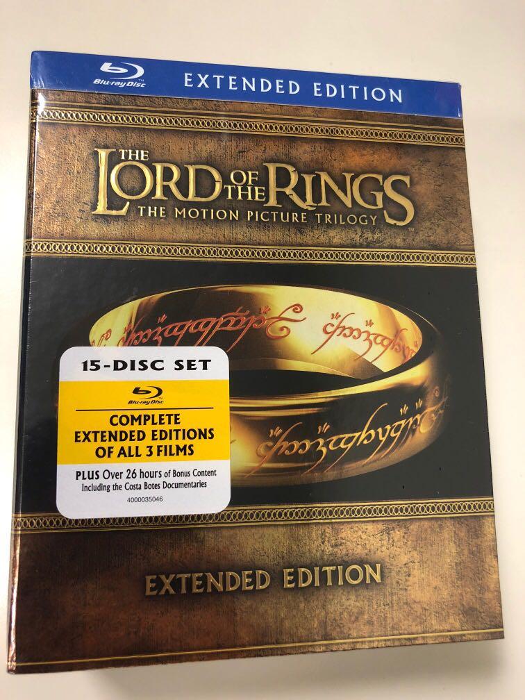 The Lord of the Rings Extended Edition Blu-ray, Hobbies & Toys, Music