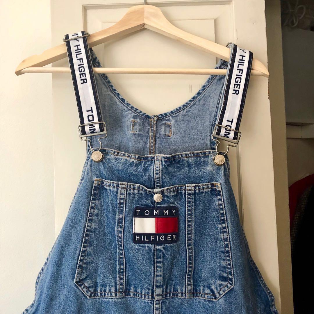 tommy jeans overalls womens