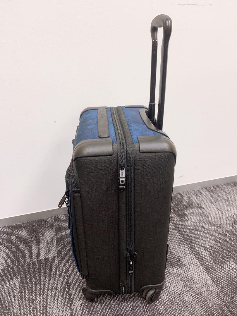 tumi blue camo luggage