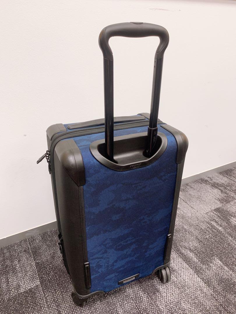 Tumi blue camo luggage deals