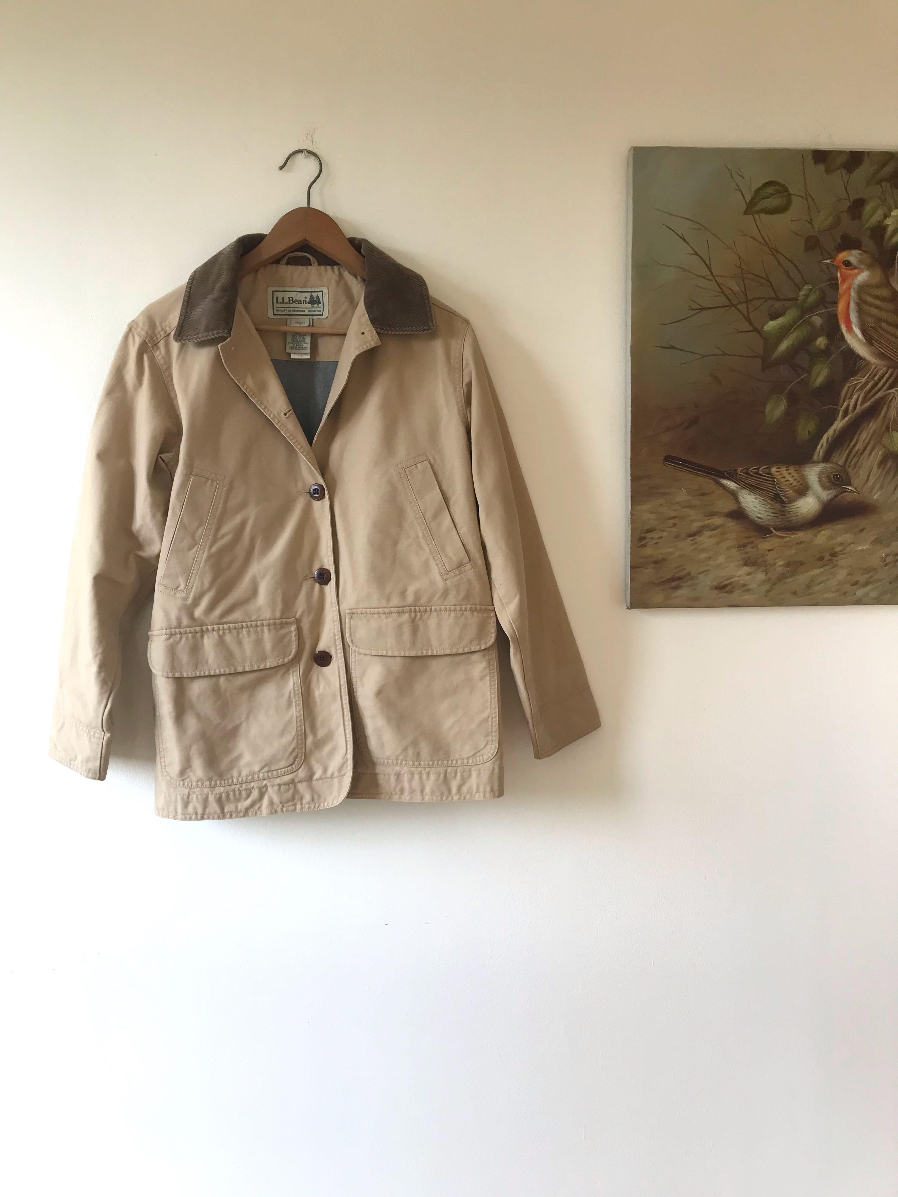 Ll bean barn coat store