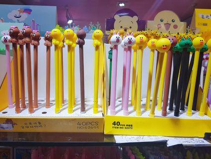 Pulpen Karakter Bolpoint Line Character Conny Brown
