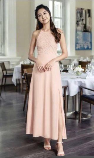 Zara denim maxi dress, Women's Fashion, Dresses Sets, Dresses on