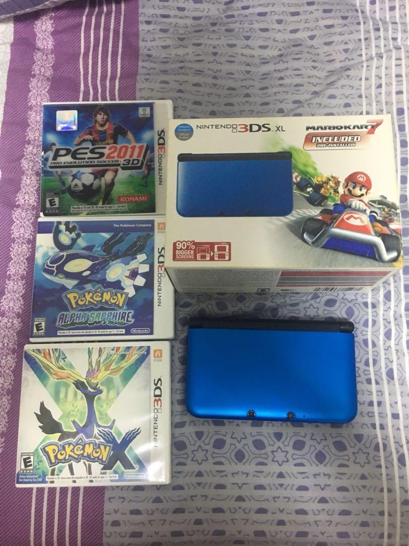 3ds Xl Blue Black Toys Games Video Gaming Consoles On Carousell