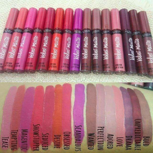 Victoria secret velvet matte lipstick  Lipstick, Makeup swatches, Best  lipstick color