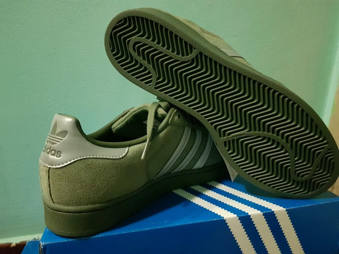 Adidas Superstar Dark Green Men s Fashion Footwear Sneakers on