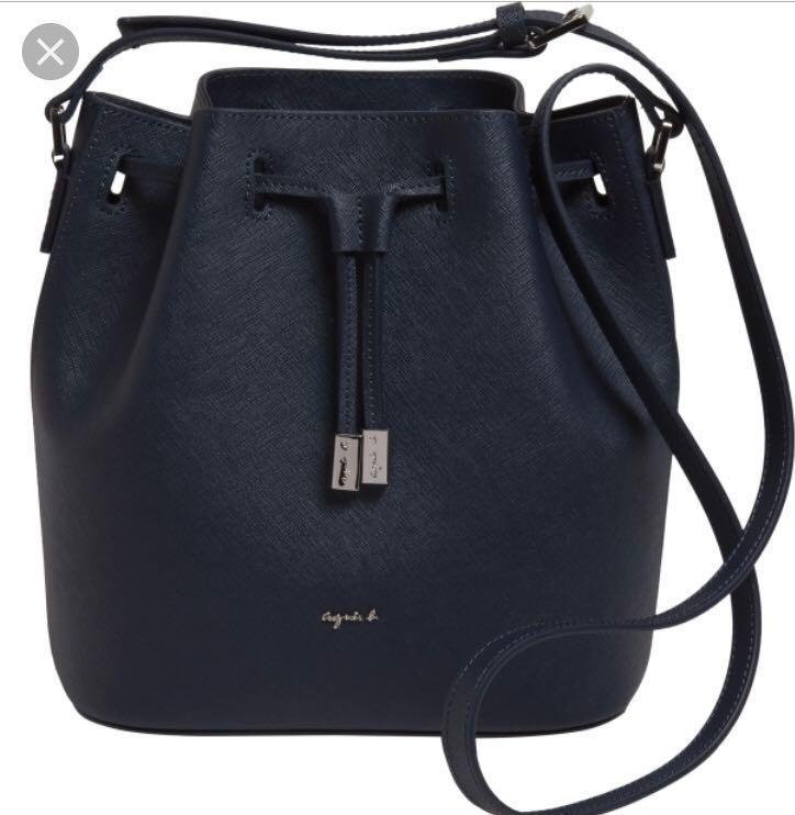 Agnes B Voyage Leather Bucket Bag Women S Fashion Bags Wallets