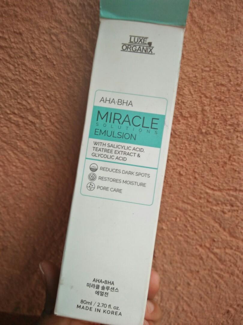 Repriced. Aha.bha miracle solutions emulsion, Beauty & Personal Care ...