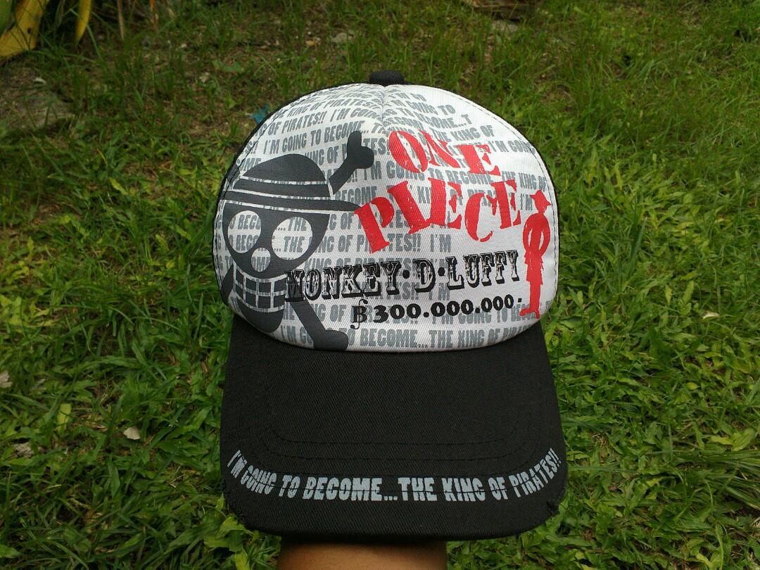Anime One Piece Cap Men S Fashion Accessories Caps Hats On Carousell