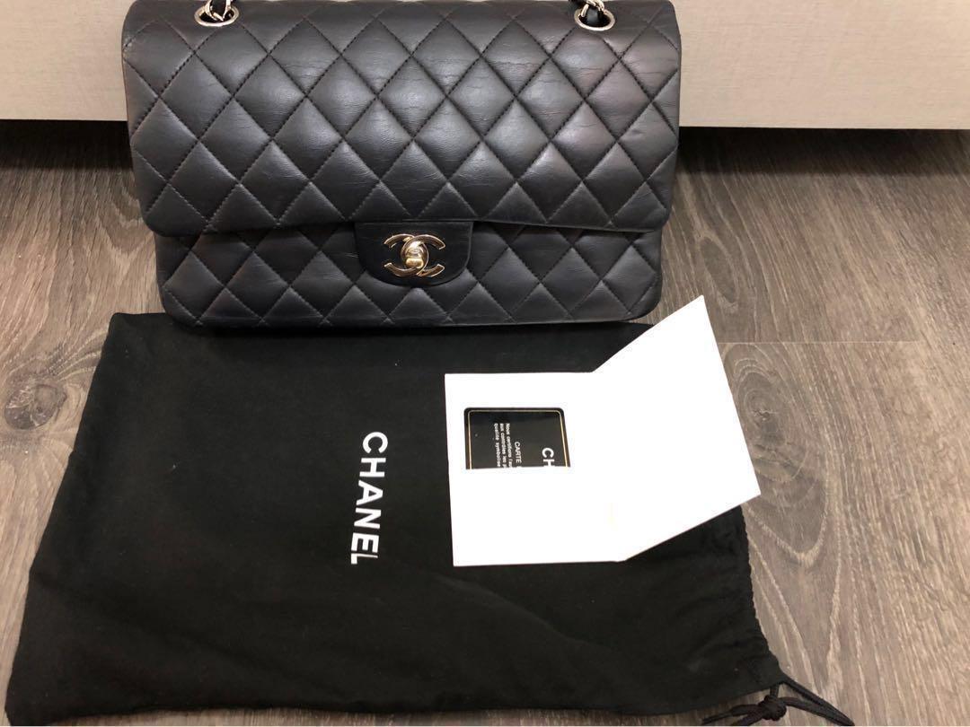 Authentic Used Blue Chanel Bag Lambskin Shw Women S Fashion Bags Used Blue Chanel Bag Lambskin Shw