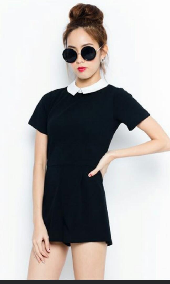 black romper dresses