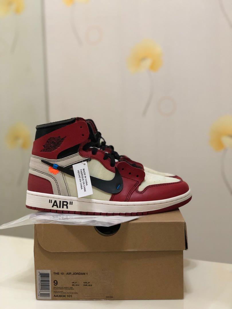 air jordan 1 og off white