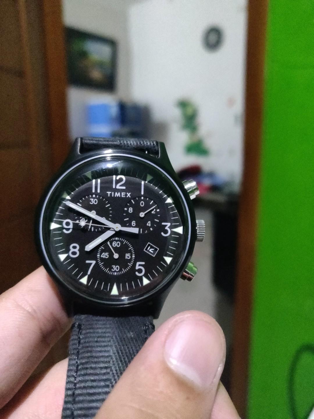 BU JAM TANGAN TIMEX MK1 STEEL CHRONO TW2R68700 Fesyen Pria Jam
