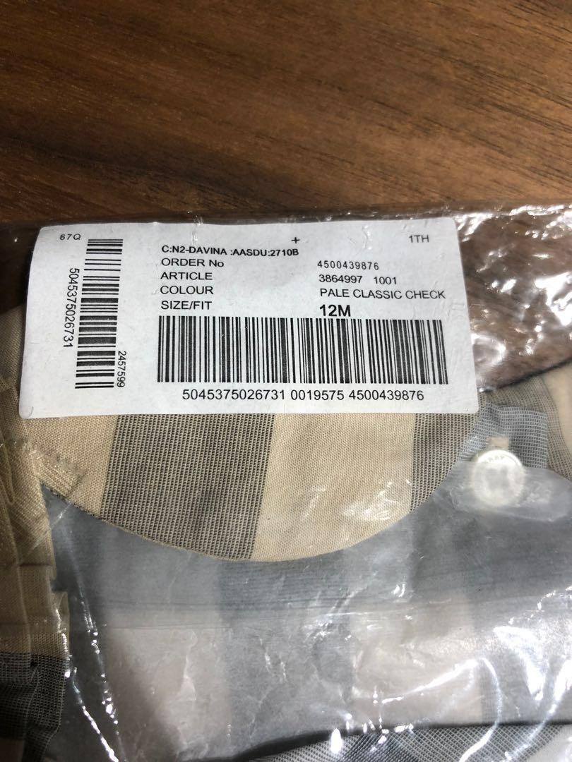 Burberry davina dress Babies Kids Babies Kids Fashion on Carousell