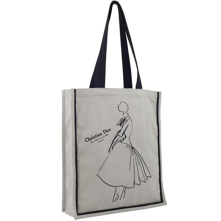 Christian Dior V A Grey Tote Bag Women s Fashion Bags Wallets Tote Bags on Carousell