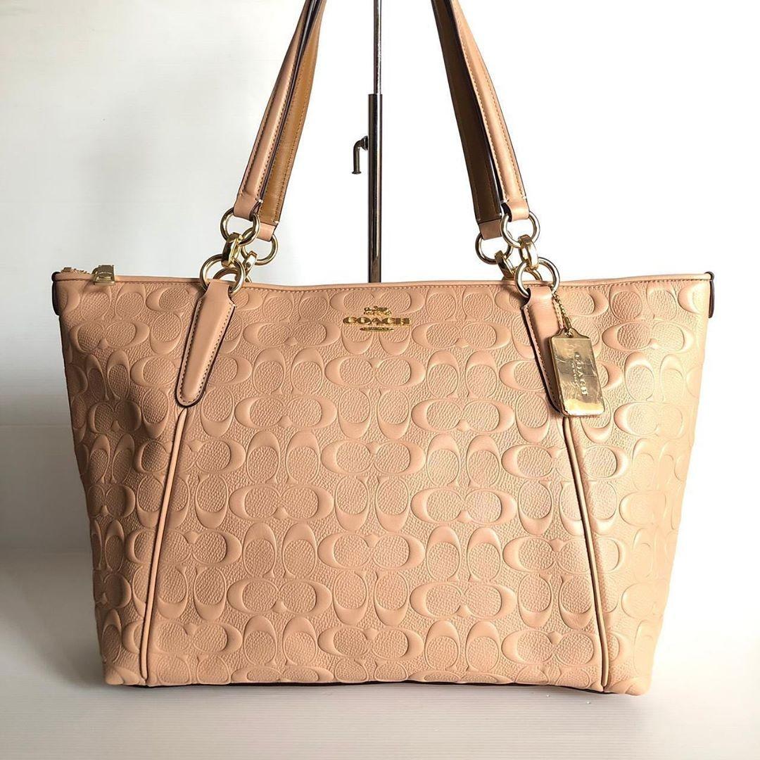 Coach ava zip tote size 32 44 x 25 cm